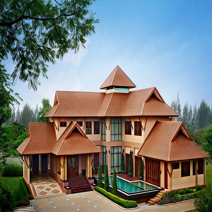 Modern Kerala House Roof Design